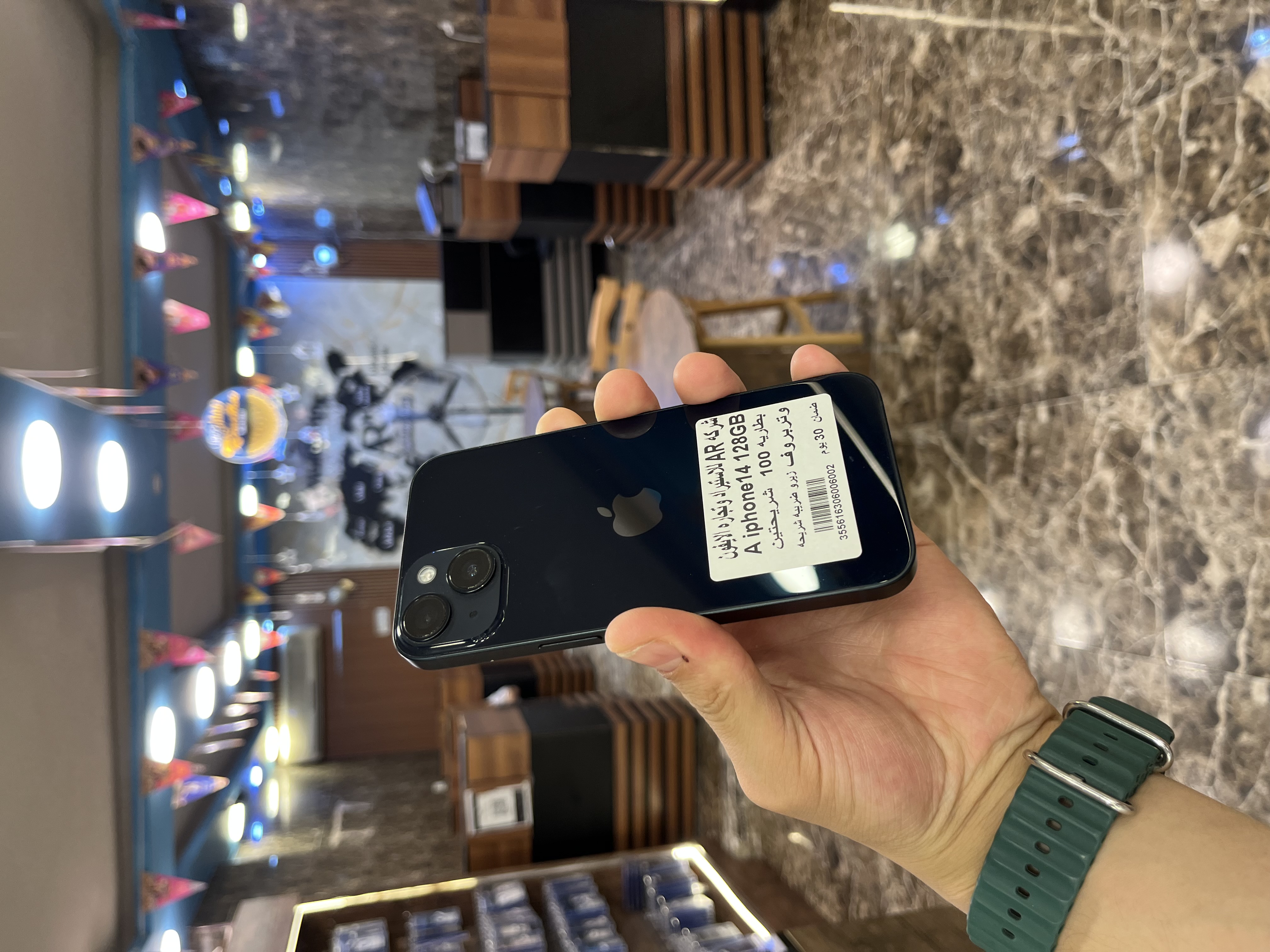 iPhone 14 128GB Midnight  زيرو ضريبه شريحه واحده فقط
